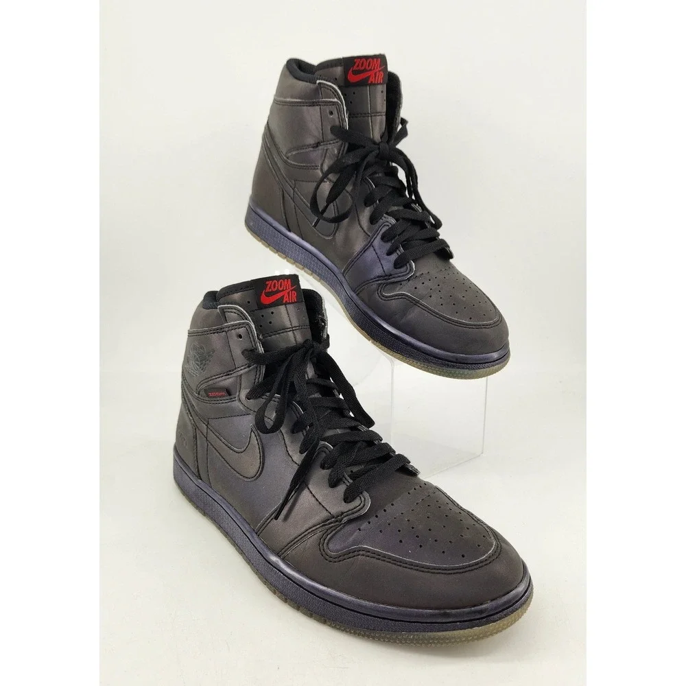Nike Air Jordan 1 High Zoom Fearless Mens 10 Black Iridescent‎ BV0006-900